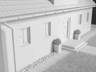 One Family House Free low-poly 3D model