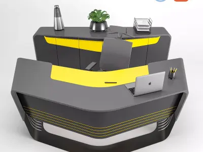 V Sport Office Set 3D model