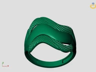 Women Plain Ring STL Models Womens Ring 3dmodels 3D print model 3D print model 21