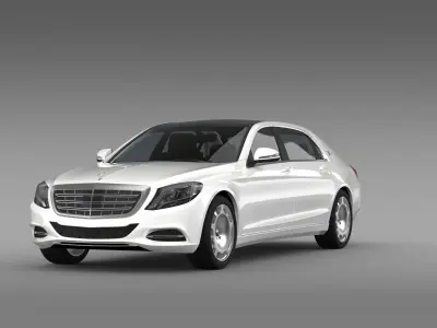 Mercedes Maybach S500 X222 2015 3D model