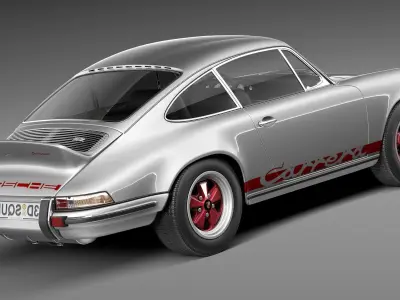 Porsche 911 Carrera RS 1973 3D model