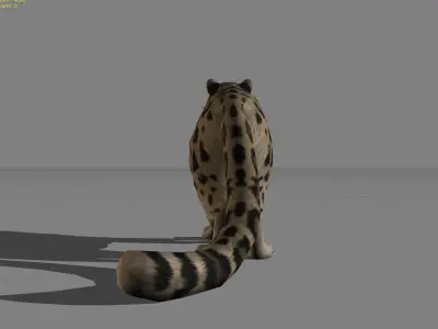 Leopard Animal  Low-poly 3D model