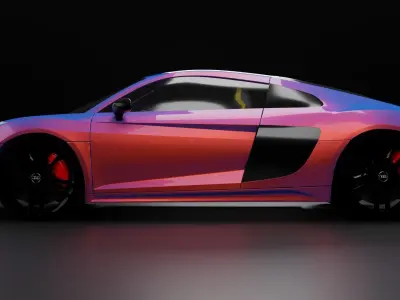 Audi R8 2006 3D model