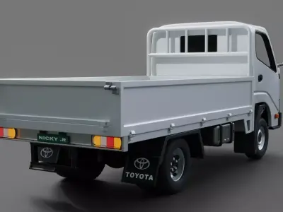 Toyota Dyna 2015 Pickup Truck 3D model
