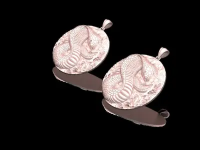 snake jewelry 3D print model
