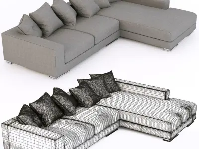 corner sofa 3D model purchase