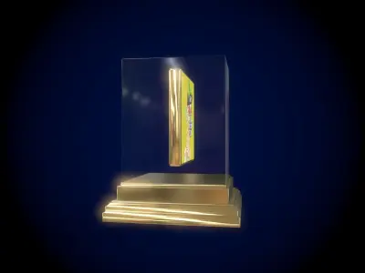 Mutant Ape 30 Gold Club Low-poly 3D model