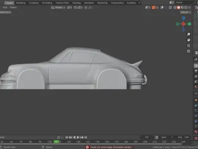 3d printed porsche model 3D print model