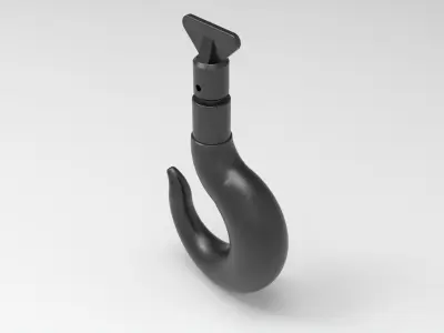 Steel Hook 3D print model