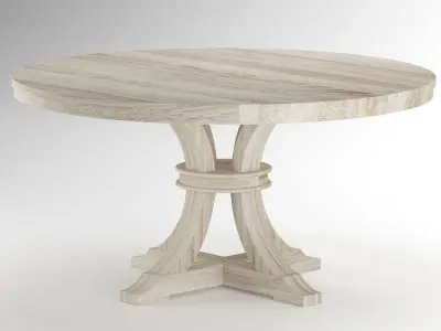 Delano Round Dining Table 3D model