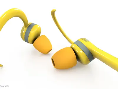 Sport Headphones 3D model