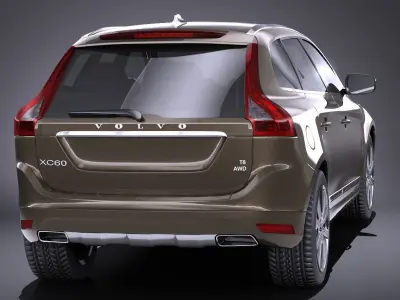 Volvo XC60 2014 VRAY 3D model