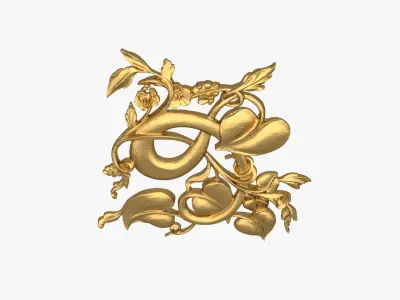 Classic decor ornament 202 3D model
