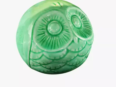 owl ceramics 3D model
