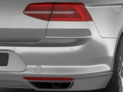VW Passat 2015 3D model