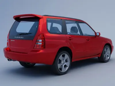 subaru forester sg5  3D model