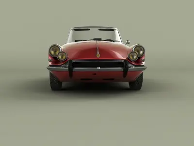 Citroen DS21 Cabrio 1965 3D model