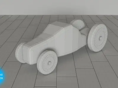 Toy Car Free low-poly 3D model