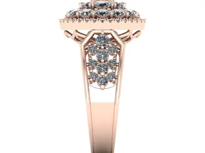 cincin solitaire 3D print model