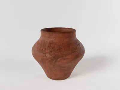 Clay Vase Free 3D model