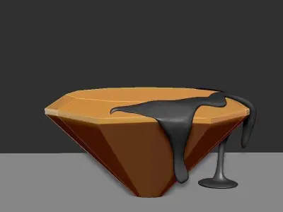 gem table 3D model