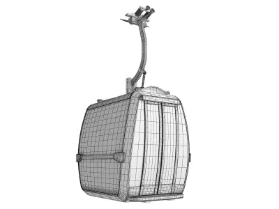 Cableway Car 3D model