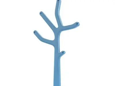 Plastic Tree Ornament 3D model