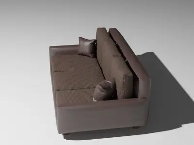 Leather sofa Free 3D model