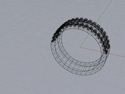 Wedding Ring 3D print model