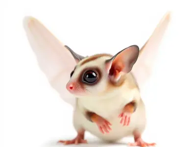 Sugar Glider Plush model pack Low-poly 3D model