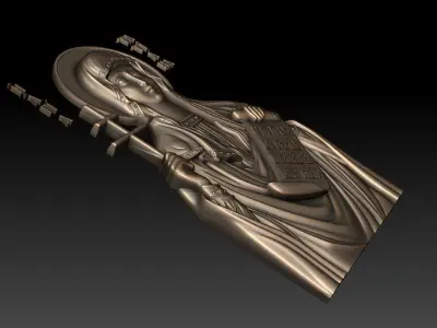 Saint Tatiana of Rome 3D model