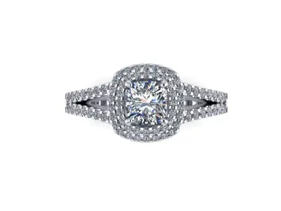 Diamond Fashion Ring R15 3D print model