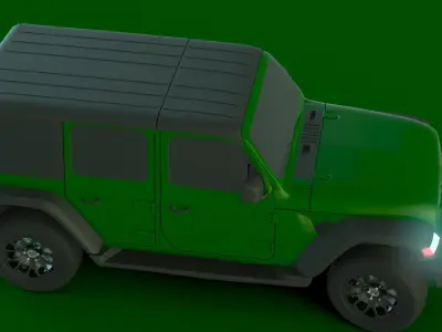CAD model of JL JEEP WRANGLER 2018 3D model
