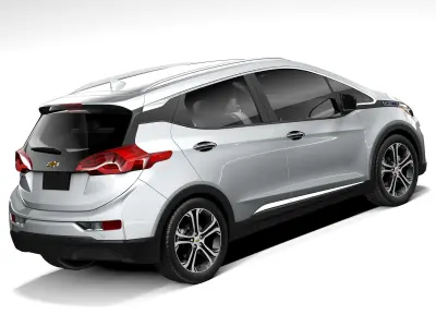 Chevrolet Bolt EV 2019 with interior 3D model