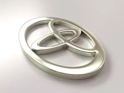 Toyota Emblem 3D model purchase