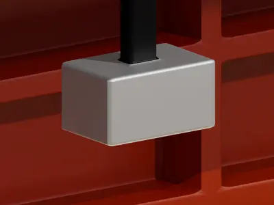 Full Scene Bar Stool 3D model