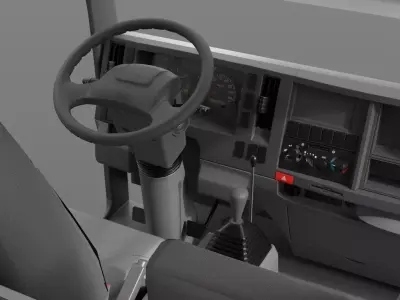 ISUZU NLR130 Carry interior 3D model