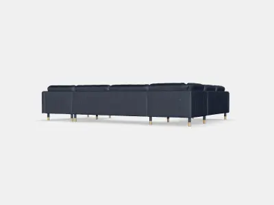 LANDSKRONA Corner sofa 6-seat 6 Low-poly 3D model