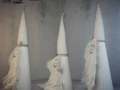 Christmas Gnomes 3D model