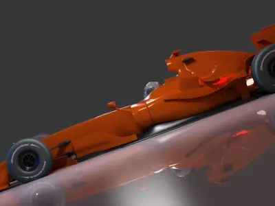 Generic Formula 1 Racing Car 3D model