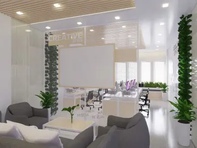 Homy Interior Office 3D model
