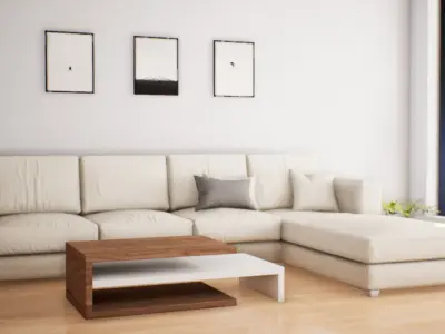 Photo-Realistic Archviz Interior Real time walk-through Low-poly 3D model