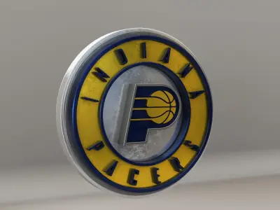 NBA Indiana Pacers Logo 3D model