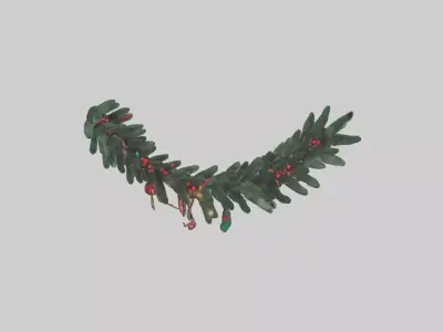 Christmas Garland model 3D model