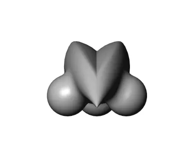 Miniature vehicle automotive speed sculpture N004 3D print model