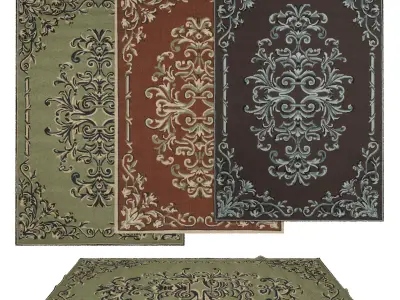 Rugs No 71 Low-poly 3D model