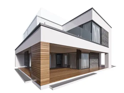 Villa 06 House Cottage Home Building 3D model