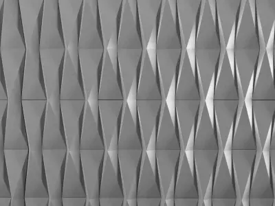 Decorative 3D panel Butterfly 3D model