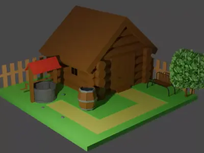 Country  house Free 3D model