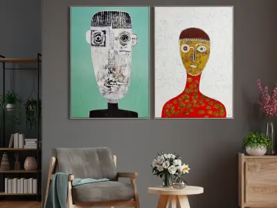 Photo Frame 74 Low-poly 3D model